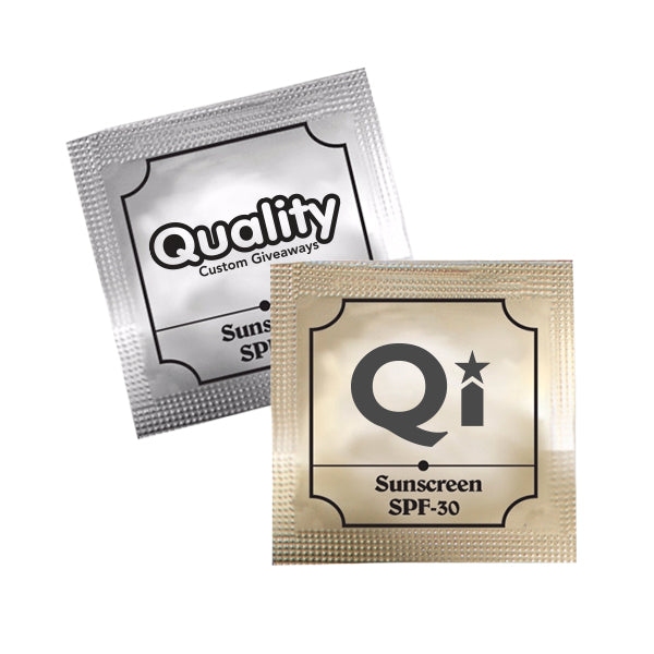 Sunscreen Packets (Small)  Imprinted with Logo (Q295511)