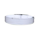 White Deluxe Triple Wide 9 Inch Glow Bracelet (Q296011)