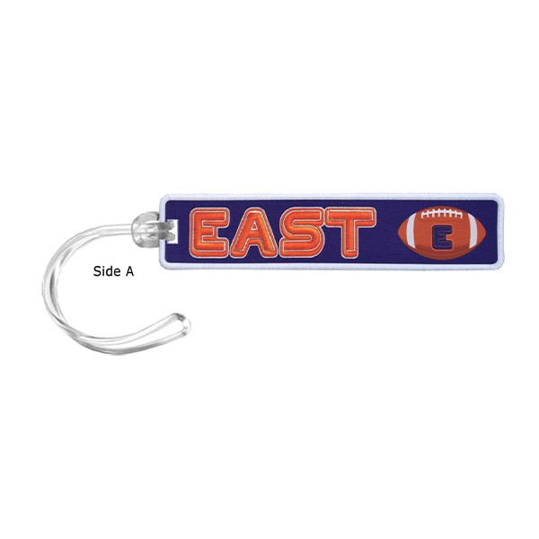 2 Sided 4CP Dye Sub Team Tag With Strap  Imprinted with Logo (Q296111)