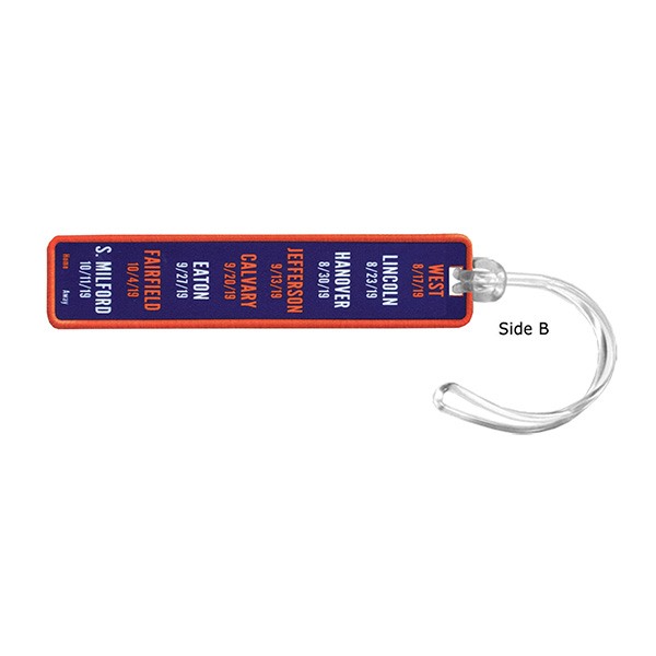 2 Sided 4CP Dye Sub Team Tag With Strap (Q296111)