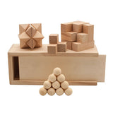 3-in-1 Wooden Puzzle Boxed Set (Q296622)