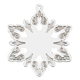 Silver Snowflake Ornament (Q300211)