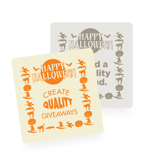 Jumbo Happy Halloween Square Jar Openers  Imprinted with Logo (Q301511)