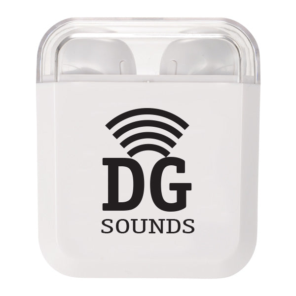 Braavos True Wireless Auto Pair Earbuds  Imprinted with Logo (Q303322)