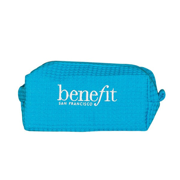 Waffle Weave Cosmetic Bag  Imprinted with Logo (Q304211)