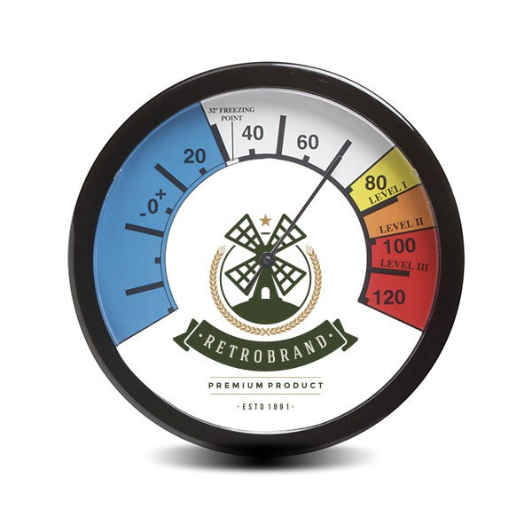 12” Wall Thermometers  Imprinted with Logo (Q304611)