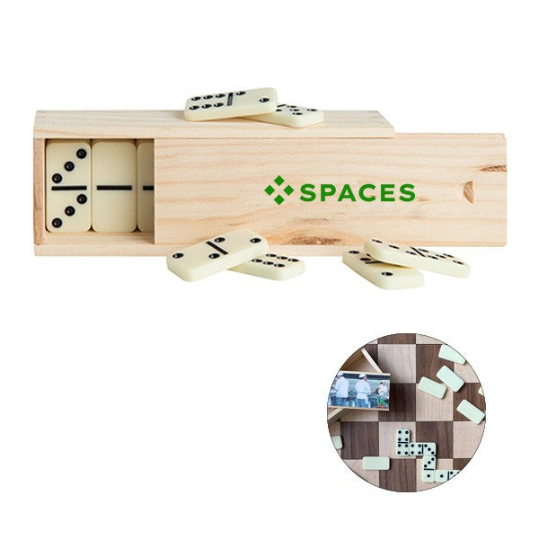 Large Dominos in Box  Imprinted with Logo (Q307622)
