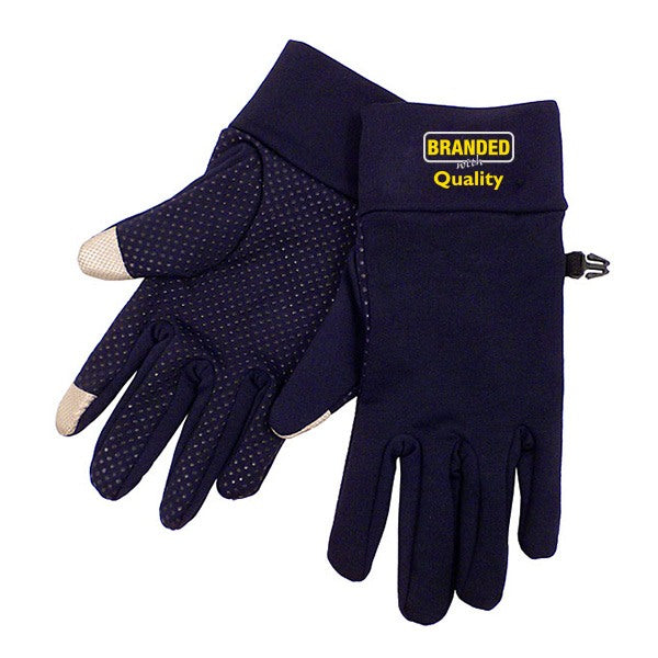 Touchscreen Spandex Gloves  Imprinted with Logo (Q309511)