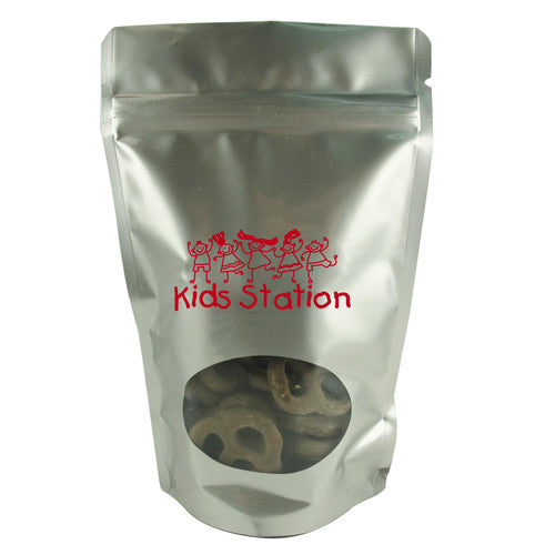 Milk Chocolate Mini Pretzels in Tent Bags (Q312411)