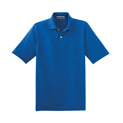 JERZEES -SpotShield „ 5.6-Ounce Jersey Knit Sport Shirt with Pocket ...