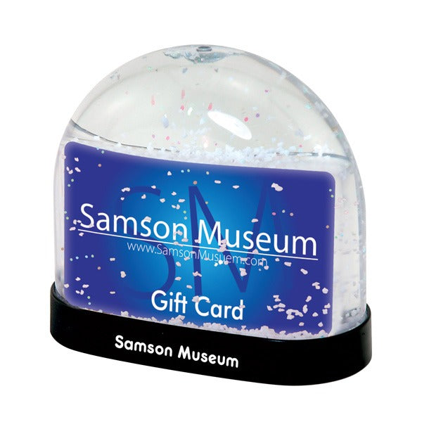 Gift Card Snow Globe  Imprinted with Logo (Q312711)