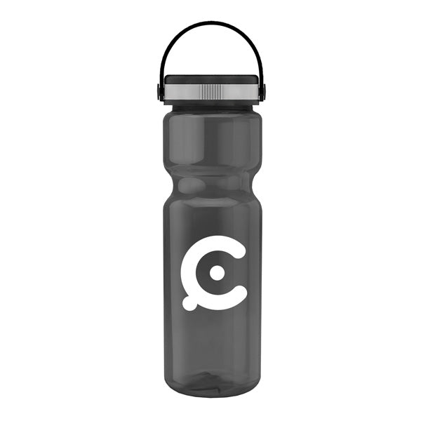 28 Oz. Champion - Trans. Bottle - EZ-Grip Lid  Imprinted with Logo (Q312722)