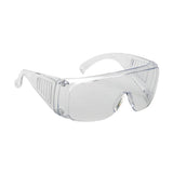 Large Frame Single-Piece Lens Safety Glasses (Q317011)