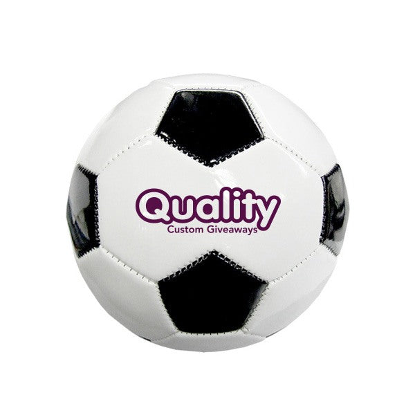 Mini Synthetic Leather Soccer Ball  Imprinted with Logo (Q320211)