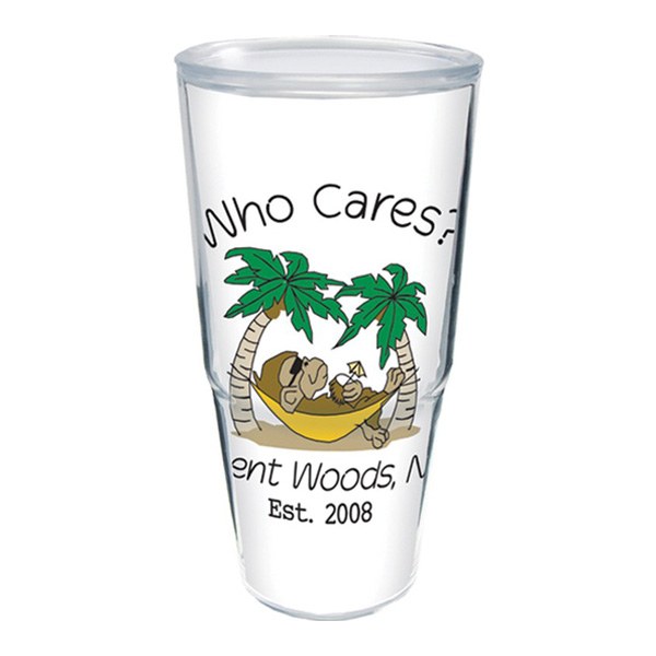 24 Oz. Thermal Tumbler - White Paper Insert  Imprinted with Logo (Q321522)