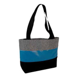 Tri-Stripe Velvet Open Tote Bag (Q326422)