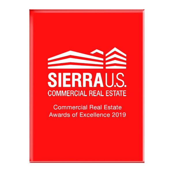 Full Bleed Background Silkscreened Plaque - 7 x 9  Imprinted with Logo (Q329811)