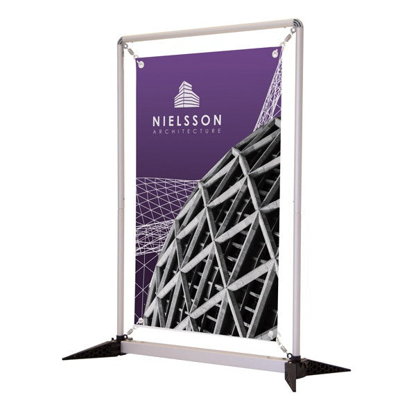 3' Opaque Fabric Frame Worx Tabletop Kits  Imprinted with Logo (Q330611)