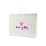 20 x 16 White Gloss Laminated Eurototes  Imprinted with Logo (Q332111)