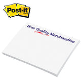 Design Custom Printed 4 x 6 3M Post-It Notes (100 sheet pads