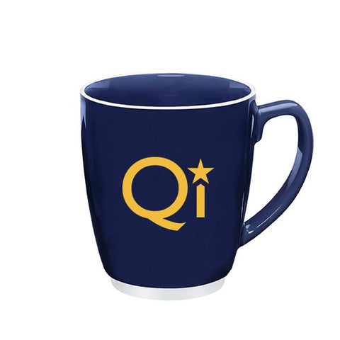 Large Bistro Mug with Color Accent (20 oz.) - Mugs with Logo - Q337311 QI