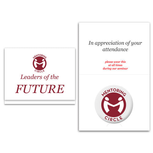 Bifold Button Cards  Imprinted with Logo (Q339411)