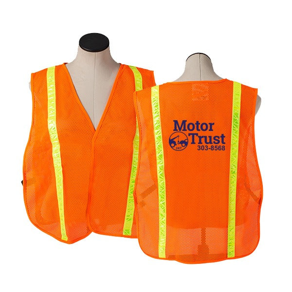 Lumen-X by Pyramex Safety Vest with Reflective Stripes  Imprinted with Logo (Q340511)