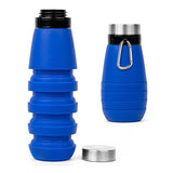 20 Oz. Whirlwind Collapsible Silicone Water Bottle (Q344622)