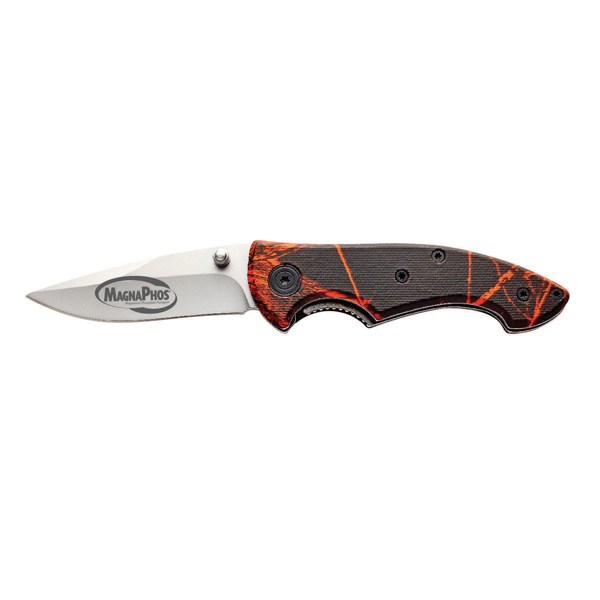 Cedar Creek® Redhawk Pocket Knife  Imprinted with Logo (Q346322)