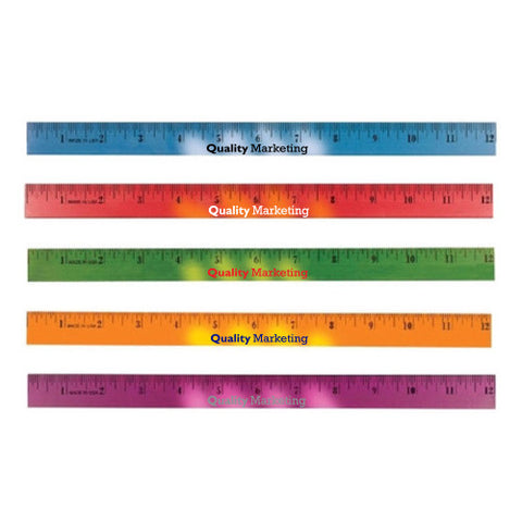 Mood Wood Rulers (12 Inch) - Rulers with Logo - Q347411 QI