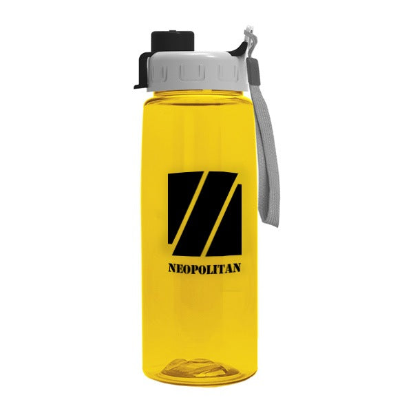 26 Oz. Flair Bottle - Quick Snap Lid FC  Imprinted with Logo (Q352722)