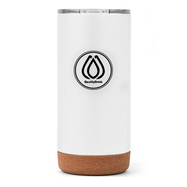 18 Oz. Cork Bottom Vacuum-Sealed Mug  Imprinted with Logo (Q354622)