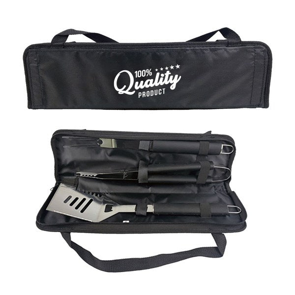 4Pc Stainless Steel Bbq Set (Q355322)