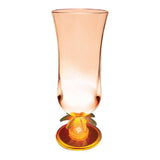 15 Oz. Lighted Palm Tree Stem Hurricane Glass (Q357211)