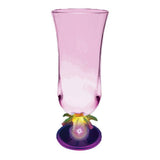 15 Oz. Lighted Palm Tree Stem Hurricane Glass (Q357211)