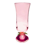 15 Oz. Lighted Palm Tree Stem Hurricane Glass (Q357211)