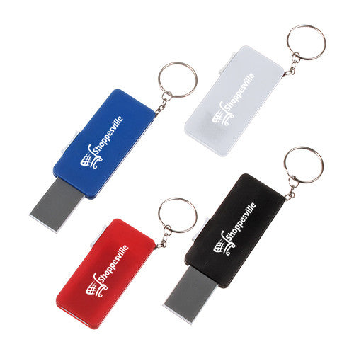 2 Sided Nail File Keychains  Imprinted with Logo (Q363411)