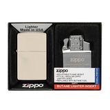 Matte Zippo® Lighter & Double Butane Insert Set (Q367211)