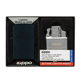 Matte Zippo® Lighter & Double Butane Insert Set (Q367211)