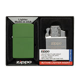 Matte Zippo® Lighter & Double Butane Insert Set (Q367211)