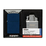 Matte Zippo® Lighter & Double Butane Insert Set (Q367211)