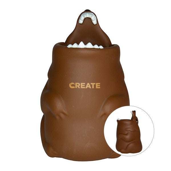 Bear Pen Holder  Imprinted with Logo (Q367622)