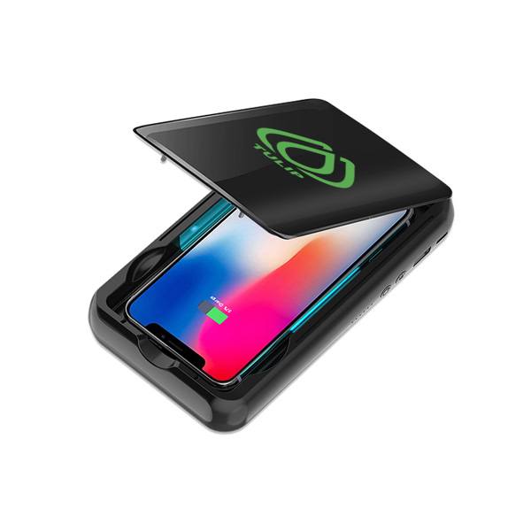 Samson 10000 Wireless Powerbank With UV Sanitizer  Imprinted with Logo (Q377422)