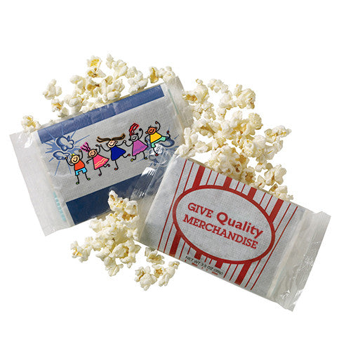 Personalized Popcorns in Plastic Bag  Imprinted with Logo (Q381411)