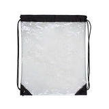 Clear Drawstring Cinch Pack Backpack (Q383611)