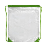 Clear Drawstring Cinch Pack Backpack (Q383611)