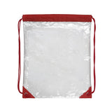 Clear Drawstring Cinch Pack Backpack (Q383611)