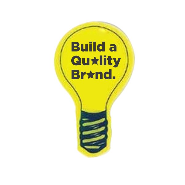 Light Bulb Erasers  Imprinted with Logo (Q385811)