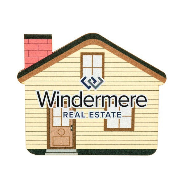 60 Point House Coaster  Imprinted with Logo (Q388422)