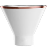 8 Oz. Snowfox Steel Martini Tumbler - White-Gold (Q389522)